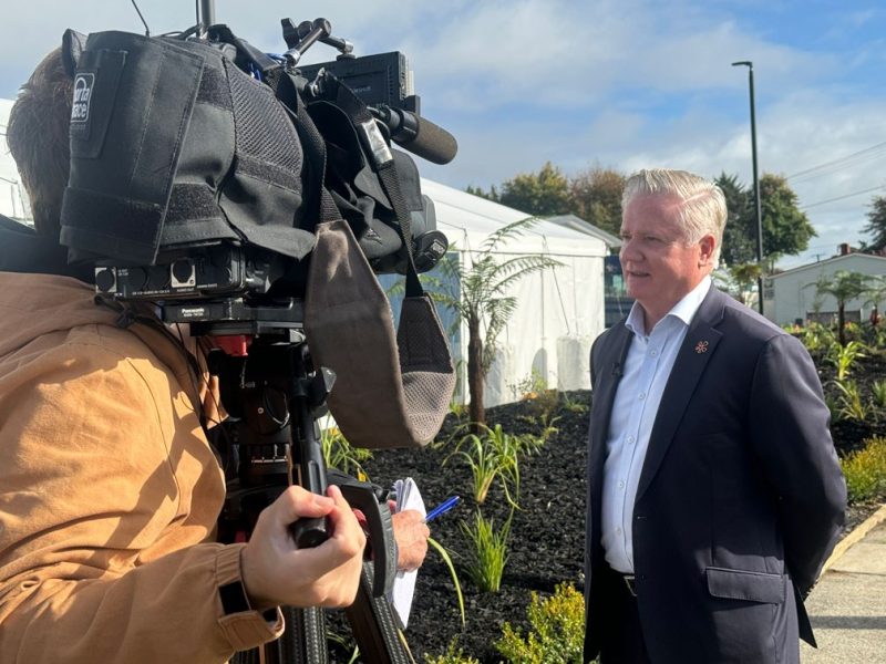 RHCNZ Medical Imaging Group CEO Terry McLaughlin at the opening of the new facility